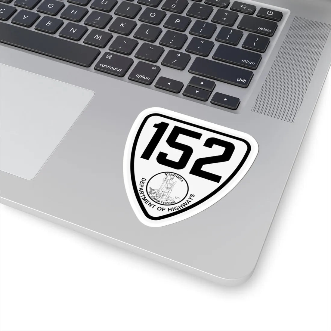 Virginia 152 1924 (Virginia) (Road Sign) STICKER Vinyl Kiss-Cut Decal - The Sticker Space