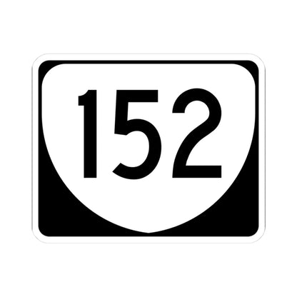 Virginia 152 (Virginia) (Road Sign) STICKER Vinyl Kiss-Cut Decal 3 Inch White - The Sticker Space