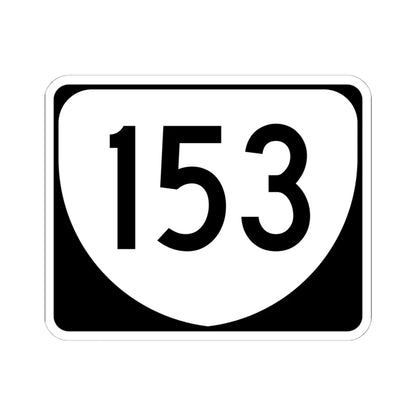 Virginia 153 (Virginia) (Road Sign) STICKER Vinyl Kiss-Cut Decal 6 Inch White - The Sticker Space