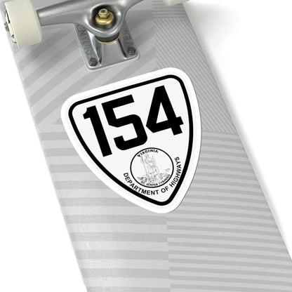 Virginia 154 1924 (Virginia) (Road Sign) STICKER Vinyl Kiss-Cut Decal - The Sticker Space