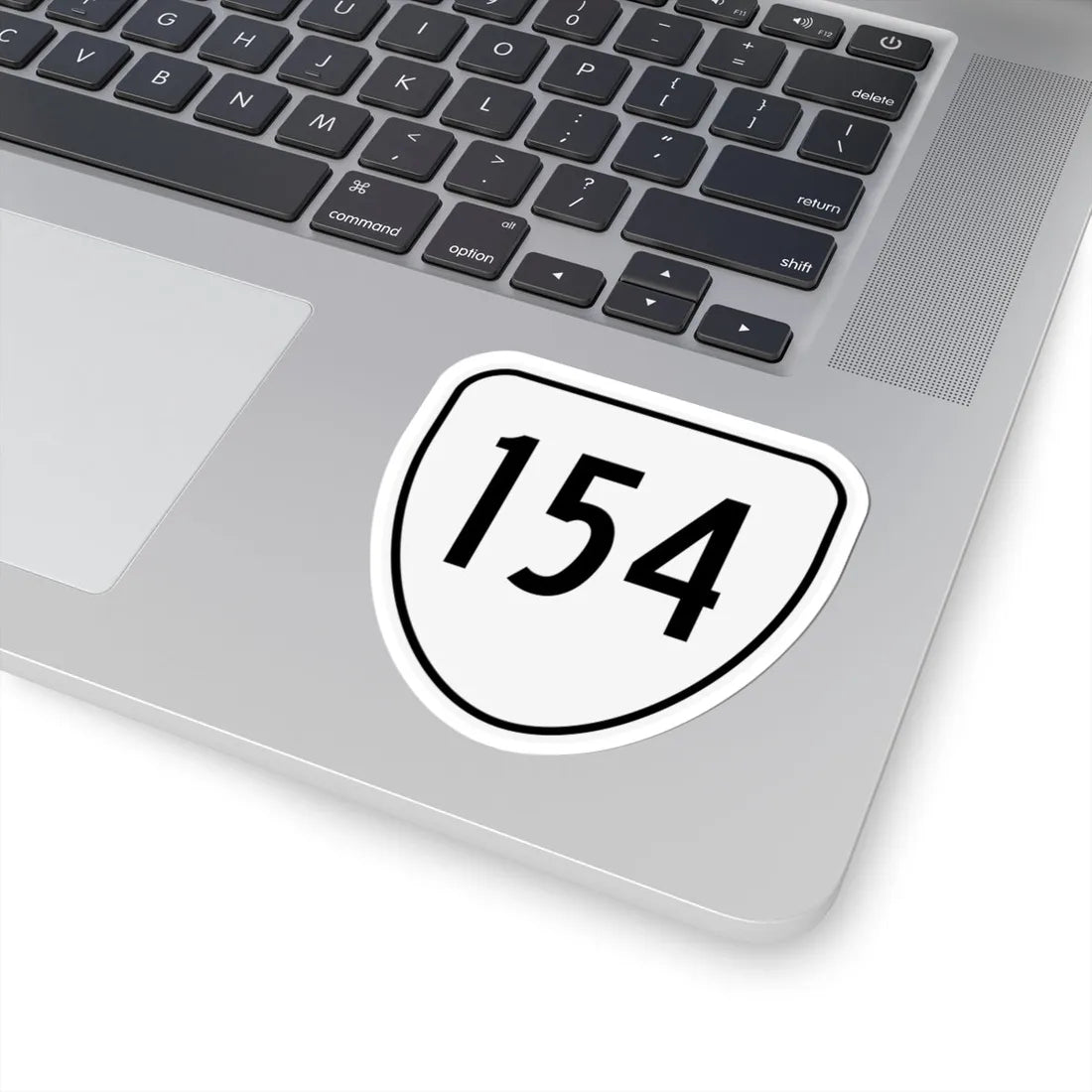 Virginia 154 1956 (Virginia) (Road Sign) STICKER Vinyl Kiss-Cut Decal - The Sticker Space