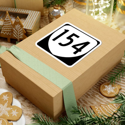 Virginia 154 1980 (Virginia) (Road Sign) STICKER Vinyl Kiss-Cut Decal - The Sticker Space