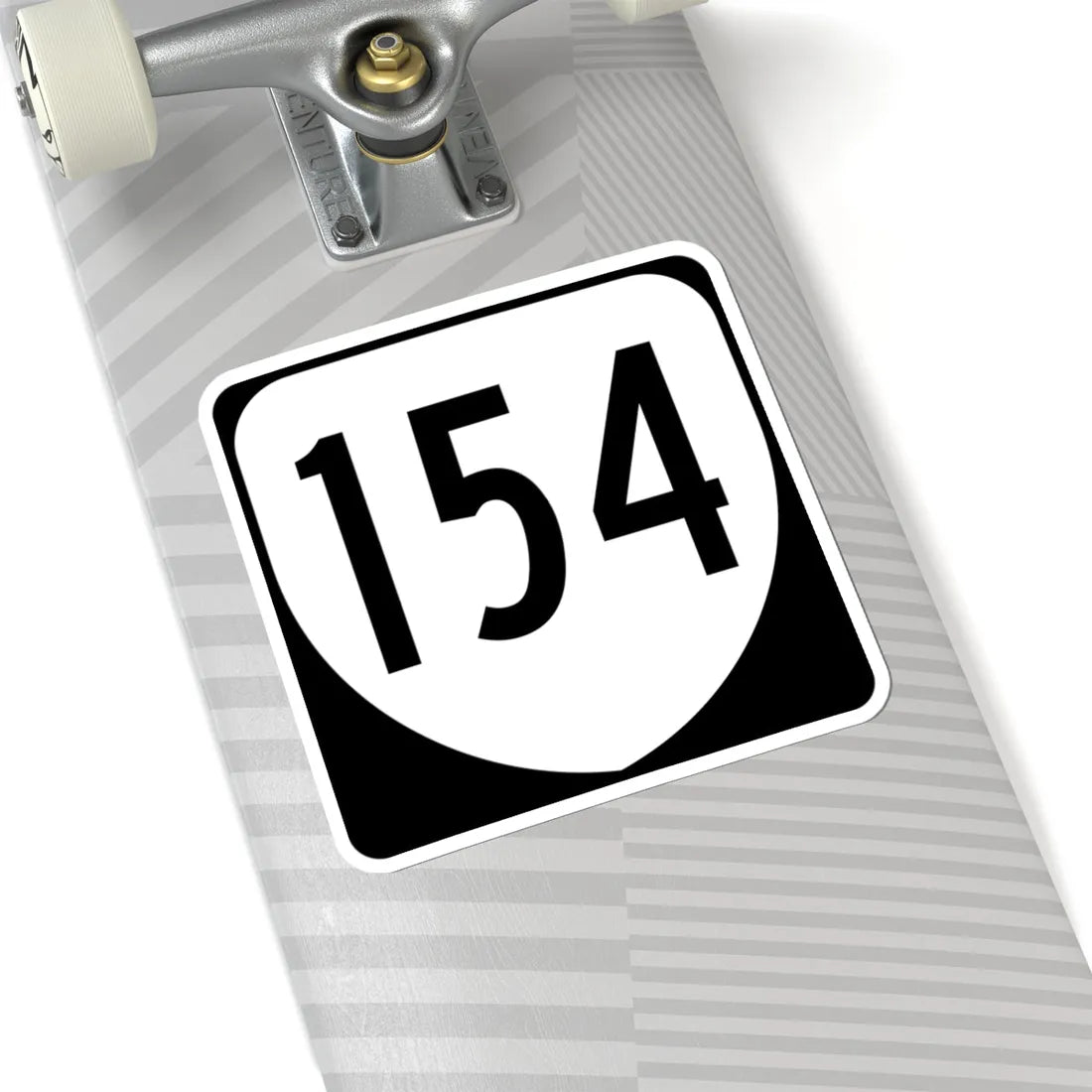 Virginia 154 1980 (Virginia) (Road Sign) STICKER Vinyl Kiss-Cut Decal - The Sticker Space