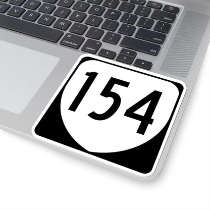 Virginia 154 1980 (Virginia) (Road Sign) STICKER Vinyl Kiss-Cut Decal - The Sticker Space