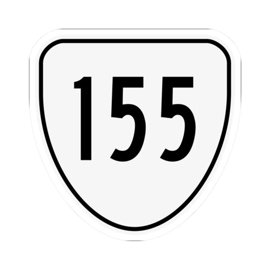 Virginia 155 1956 (Virginia) (Road Sign) STICKER Vinyl Kiss-Cut Decal 2 Inch White - The Sticker Space