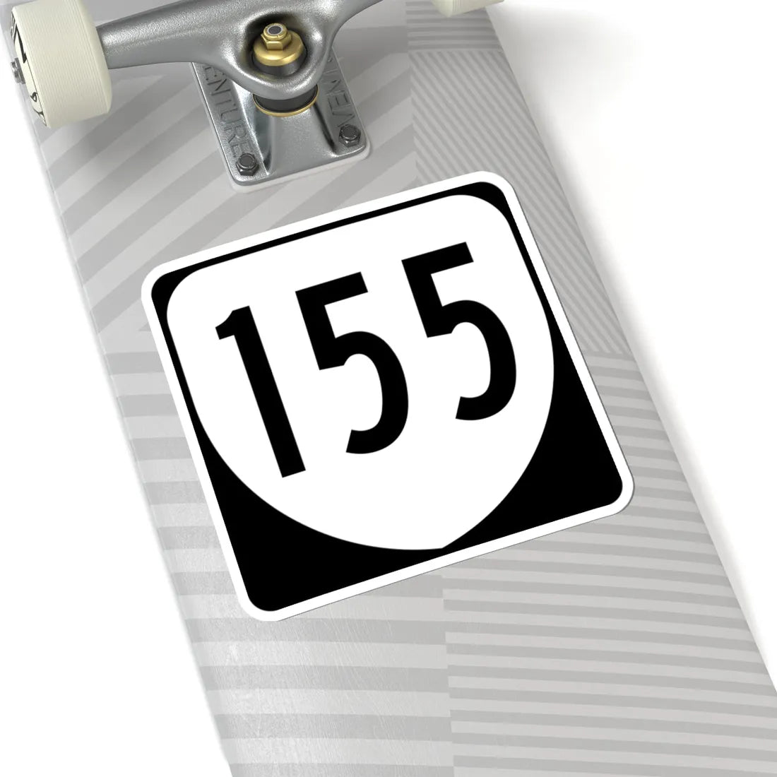 Virginia 155 1980 (Virginia) (Road Sign) STICKER Vinyl Kiss-Cut Decal - The Sticker Space