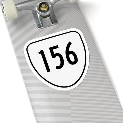 Virginia 156 1956 (Virginia) (Road Sign) STICKER Vinyl Kiss-Cut Decal - The Sticker Space