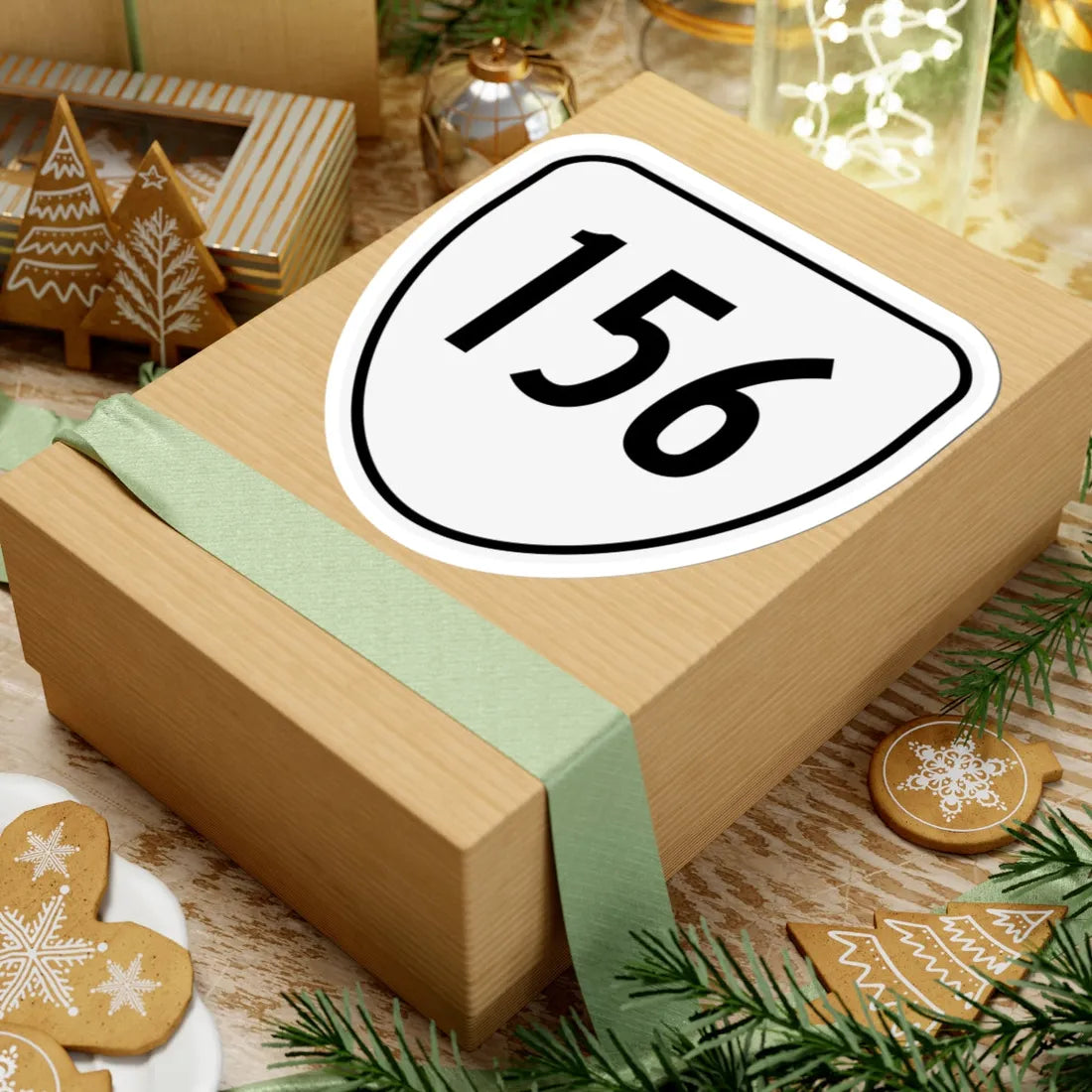 Virginia 156 1956 (Virginia) (Road Sign) STICKER Vinyl Kiss-Cut Decal - The Sticker Space