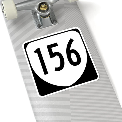 Virginia 156 1980 (Virginia) (Road Sign) STICKER Vinyl Kiss-Cut Decal - The Sticker Space