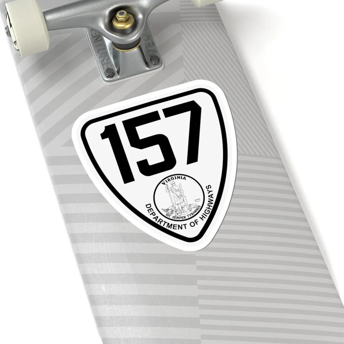 Virginia 157 1924 (Virginia) (Road Sign) STICKER Vinyl Kiss-Cut Decal - The Sticker Space