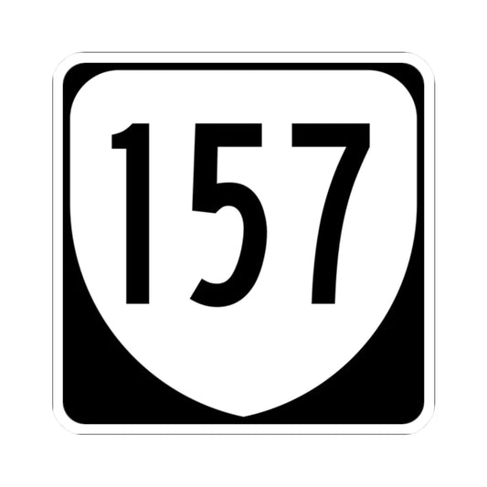 Virginia 157 1980 (Virginia) (Road Sign) STICKER Vinyl Kiss-Cut Decal 2 Inch White - The Sticker Space