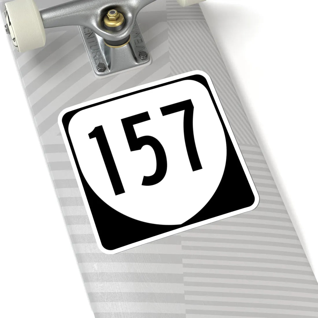 Virginia 157 1980 (Virginia) (Road Sign) STICKER Vinyl Kiss-Cut Decal - The Sticker Space