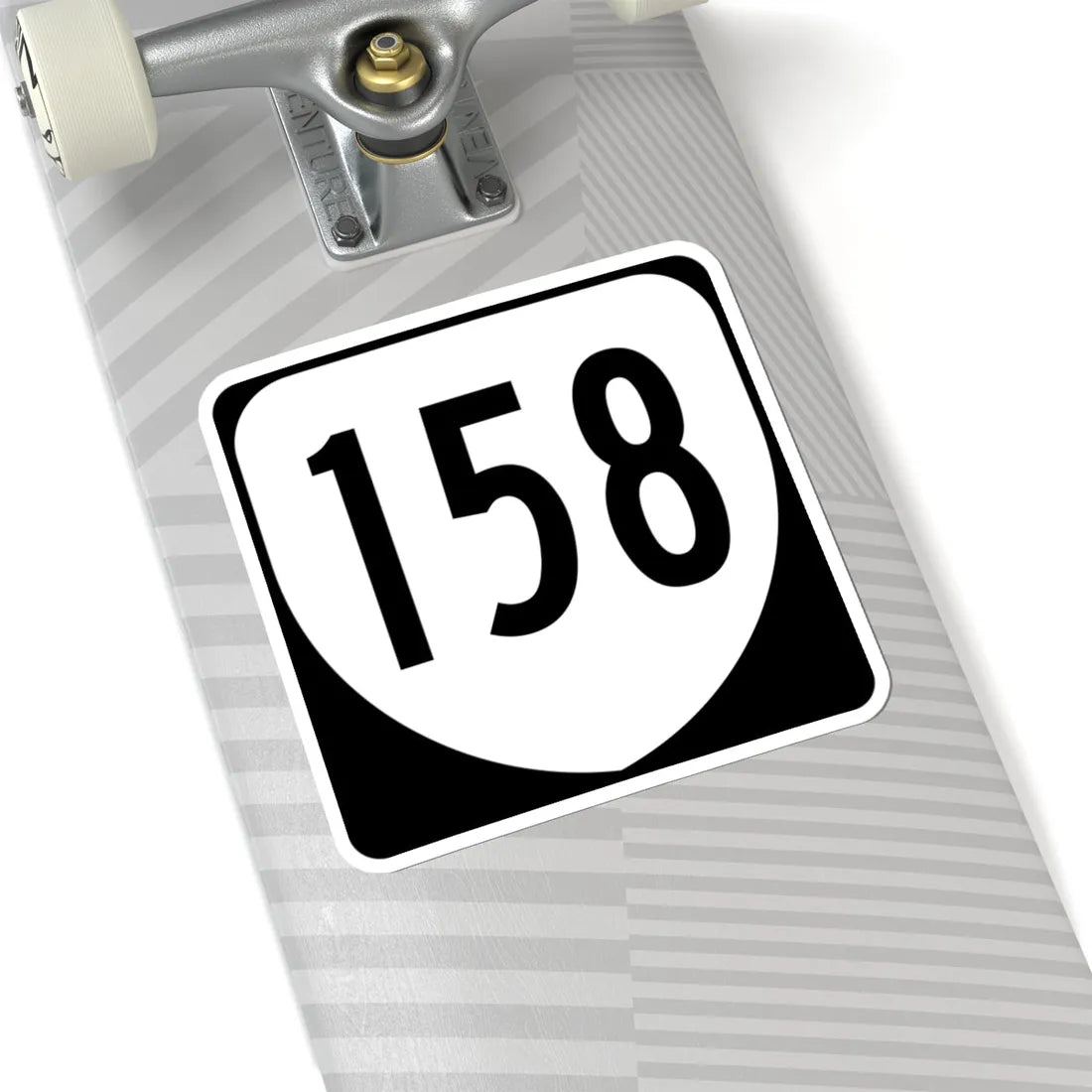 Virginia 158 1980 (Virginia) (Road Sign) STICKER Vinyl Kiss-Cut Decal - The Sticker Space