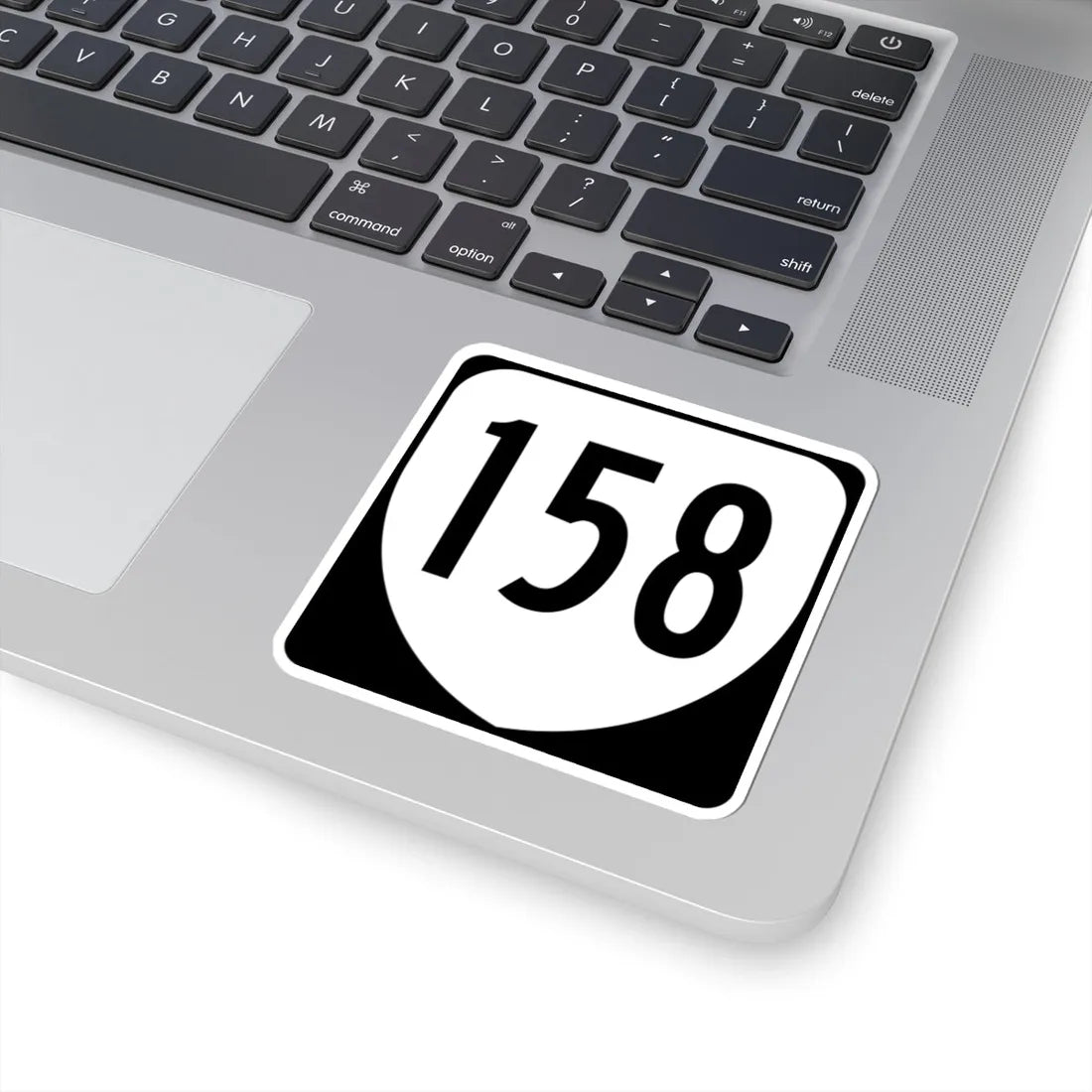 Virginia 158 1980 (Virginia) (Road Sign) STICKER Vinyl Kiss-Cut Decal - The Sticker Space