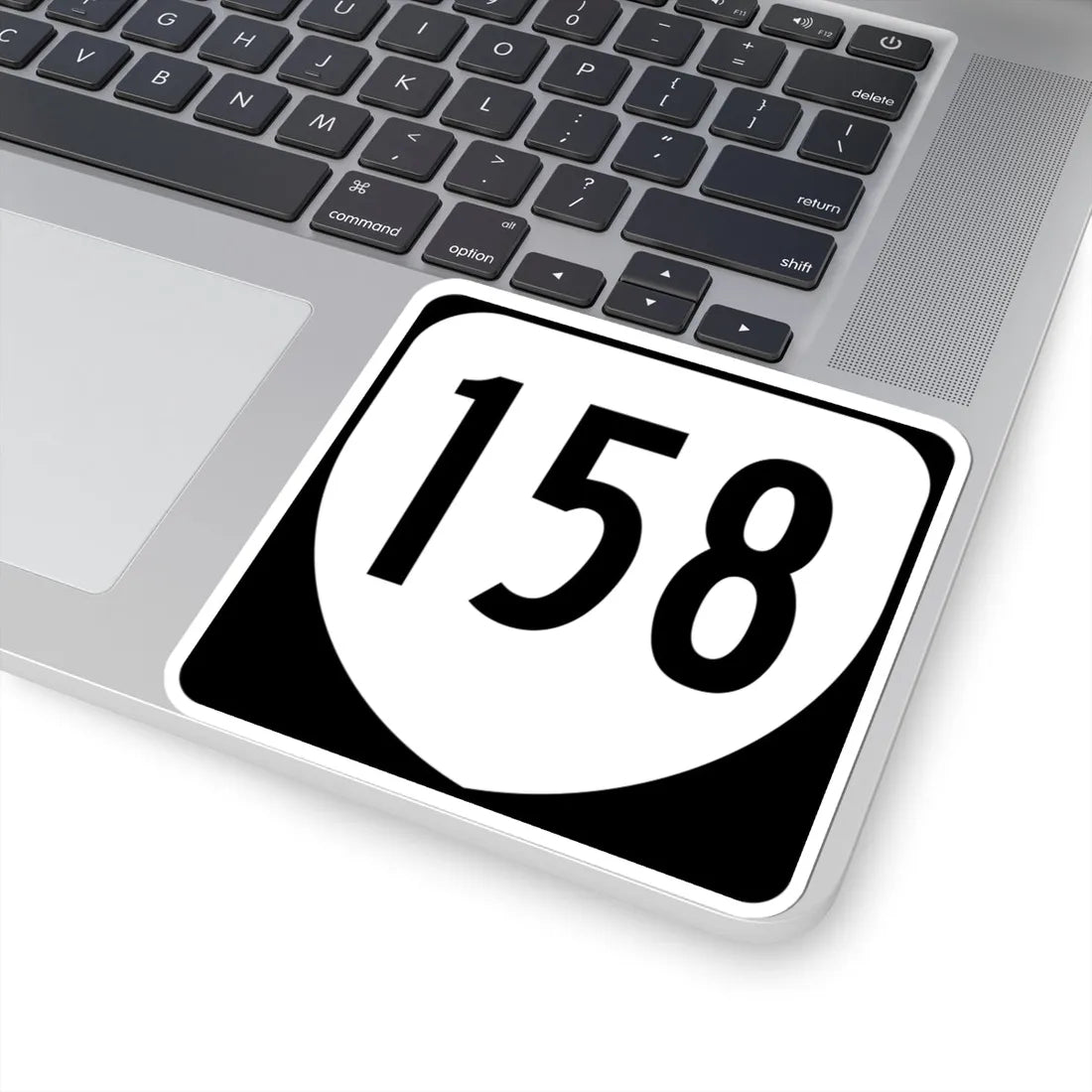 Virginia 158 1980 (Virginia) (Road Sign) STICKER Vinyl Kiss-Cut Decal - The Sticker Space