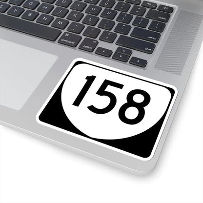 Virginia 158 (Virginia) (Road Sign) STICKER Vinyl Kiss-Cut Decal - The Sticker Space