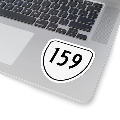 Virginia 159 1956 (Virginia) (Road Sign) STICKER Vinyl Kiss-Cut Decal - The Sticker Space