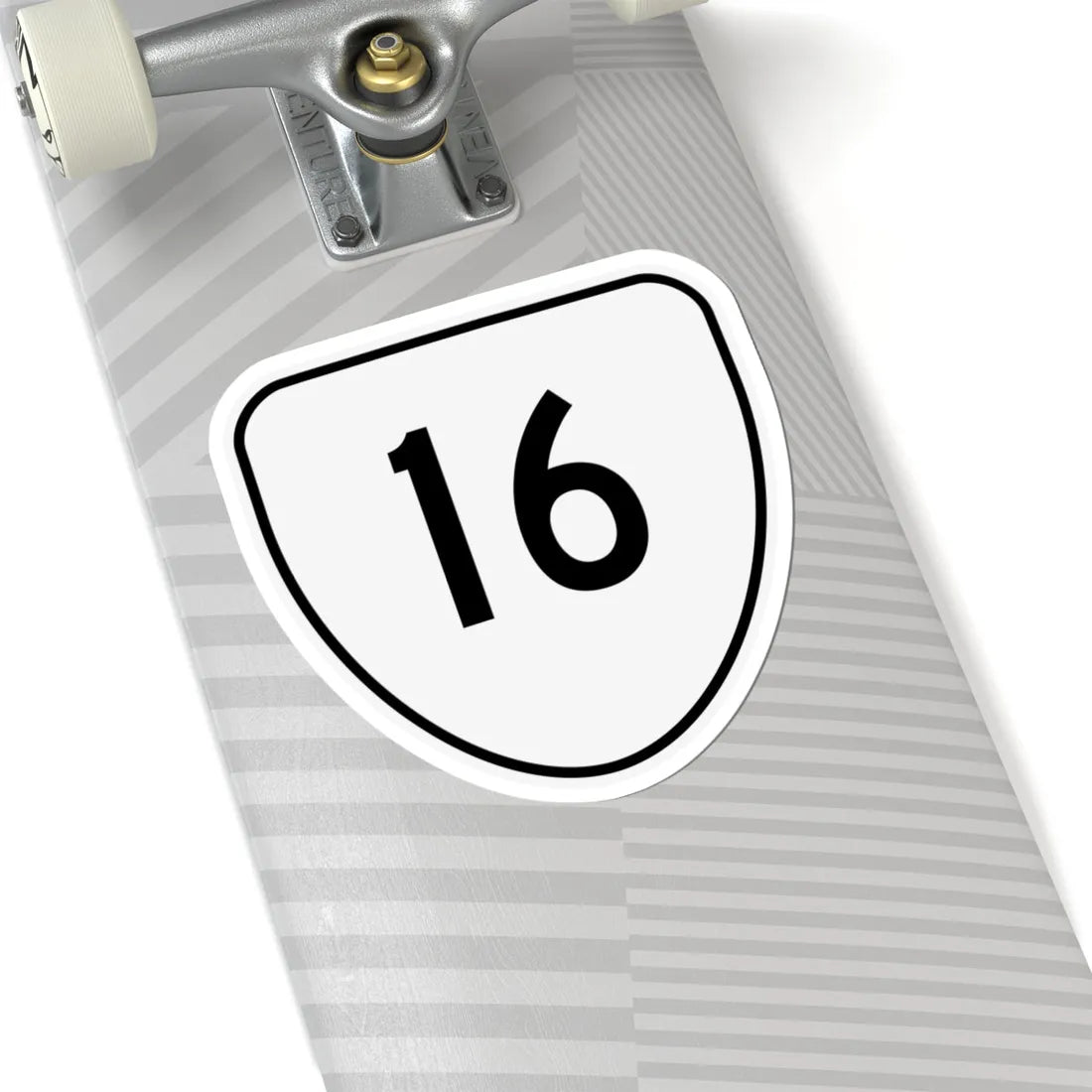 Virginia 16 1956 (Virginia) (Road Sign) STICKER Vinyl Kiss-Cut Decal - The Sticker Space