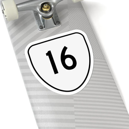 Virginia 16 1956 (Virginia) (Road Sign) STICKER Vinyl Kiss-Cut Decal - The Sticker Space