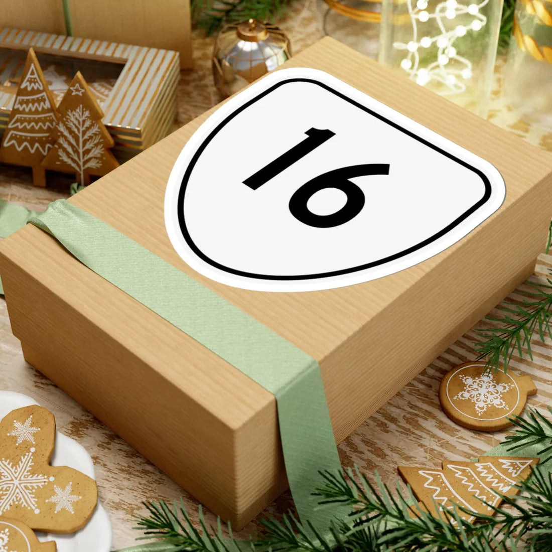 Virginia 16 1956 (Virginia) (Road Sign) STICKER Vinyl Kiss-Cut Decal - The Sticker Space