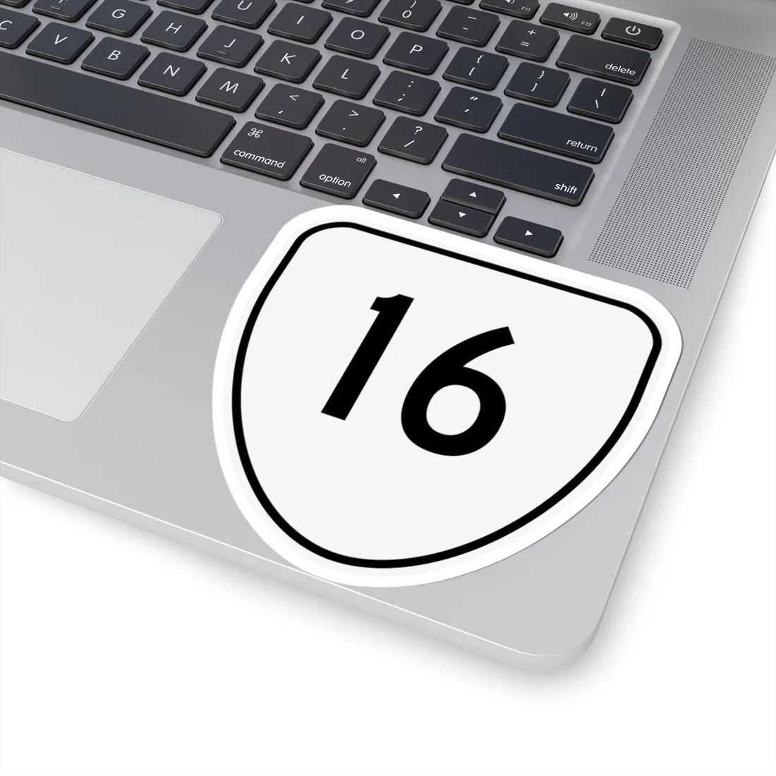 Virginia 16 1956 (Virginia) (Road Sign) STICKER Vinyl Kiss-Cut Decal - The Sticker Space