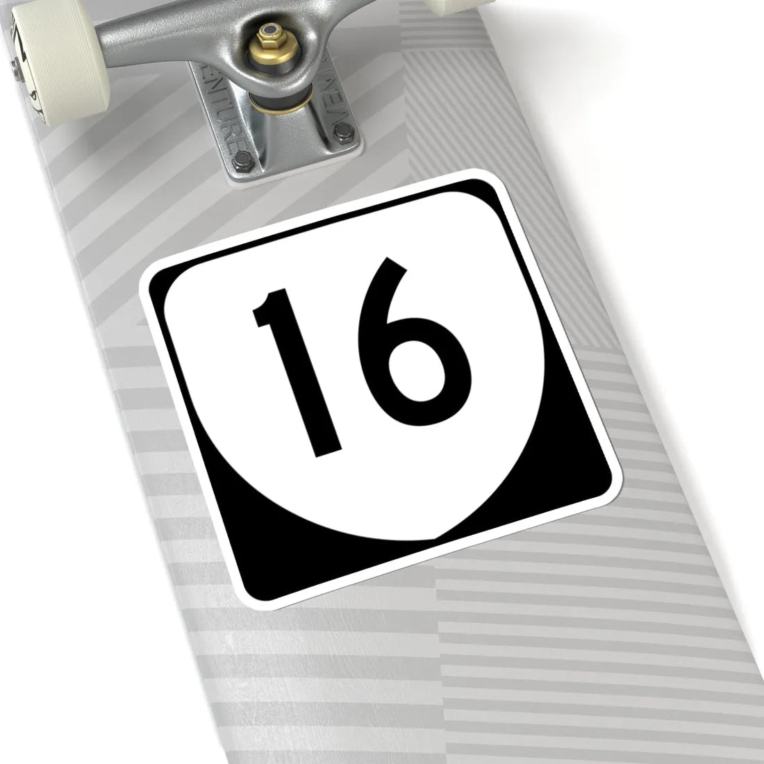 Virginia 16 (Virginia) (Road Sign) STICKER Vinyl Kiss-Cut Decal - The Sticker Space