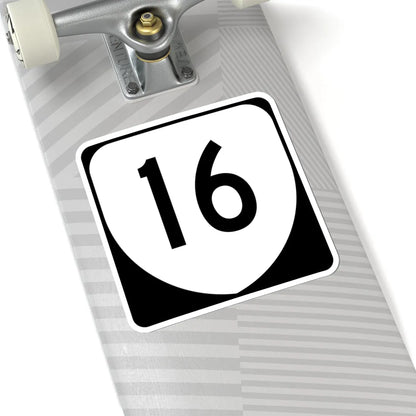 Virginia 16 (Virginia) (Road Sign) STICKER Vinyl Kiss-Cut Decal - The Sticker Space