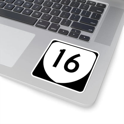 Virginia 16 (Virginia) (Road Sign) STICKER Vinyl Kiss-Cut Decal - The Sticker Space