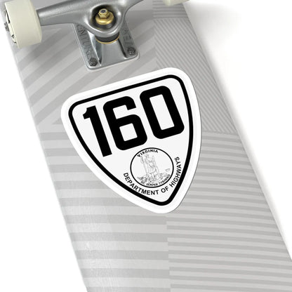 Virginia 160 1924 (Virginia) (Road Sign) STICKER Vinyl Kiss-Cut Decal - The Sticker Space