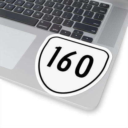 Virginia 160 1956 (Virginia) (Road Sign) STICKER Vinyl Kiss-Cut Decal - The Sticker Space