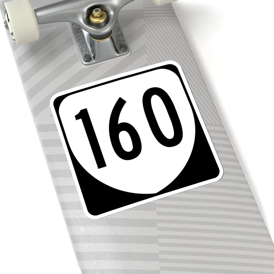 Virginia 160 1980 (Virginia) (Road Sign) STICKER Vinyl Kiss-Cut Decal - The Sticker Space