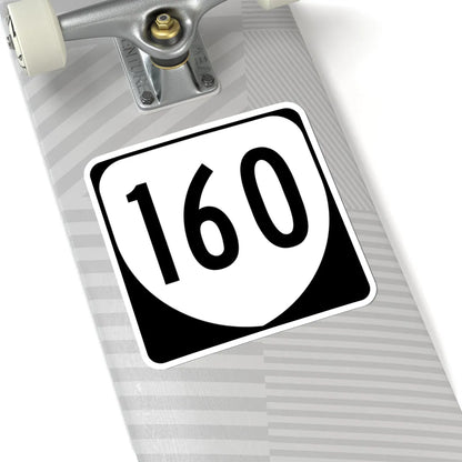 Virginia 160 1980 (Virginia) (Road Sign) STICKER Vinyl Kiss-Cut Decal - The Sticker Space