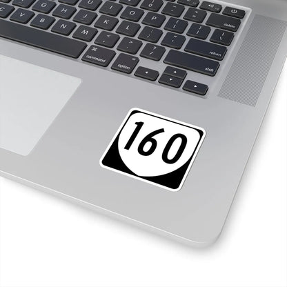 Virginia 160 1980 (Virginia) (Road Sign) STICKER Vinyl Kiss-Cut Decal - The Sticker Space