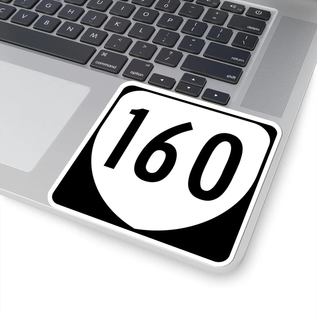 Virginia 160 1980 (Virginia) (Road Sign) STICKER Vinyl Kiss-Cut Decal - The Sticker Space