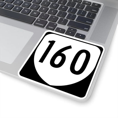 Virginia 160 1980 (Virginia) (Road Sign) STICKER Vinyl Kiss-Cut Decal - The Sticker Space