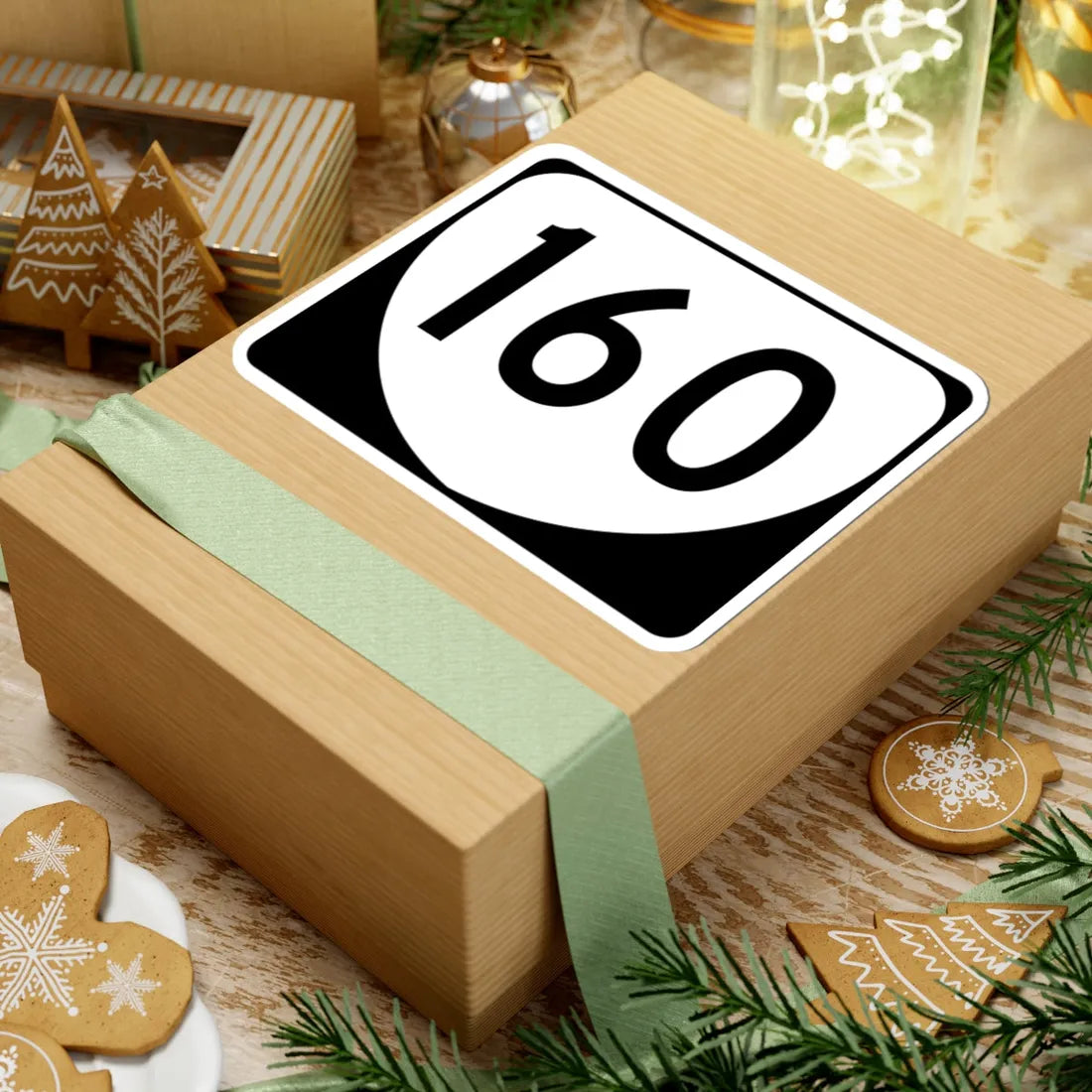 Virginia 160 (Virginia) (Road Sign) STICKER Vinyl Kiss-Cut Decal - The Sticker Space