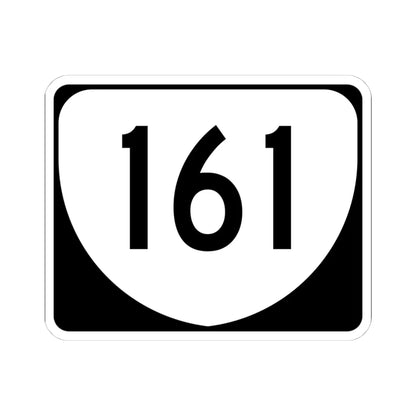 Virginia 161 (Virginia) (Road Sign) STICKER Vinyl Kiss-Cut Decal 4 Inch White - The Sticker Space