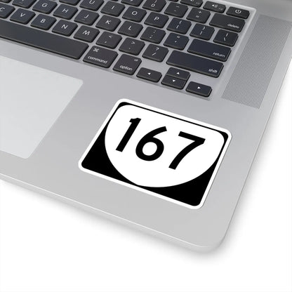 Virginia 167 (Virginia) (Road Sign) STICKER Vinyl Kiss-Cut Decal - The Sticker Space