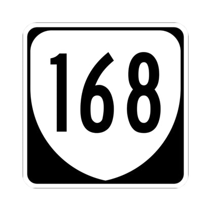Virginia 168 1980 (Virginia) (Road Sign) STICKER Vinyl Kiss-Cut Decal 2 Inch White - The Sticker Space