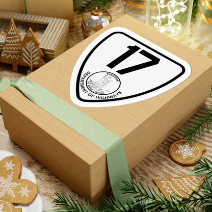 Virginia 17 1924 (Virginia) (Road Sign) STICKER Vinyl Kiss-Cut Decal - The Sticker Space