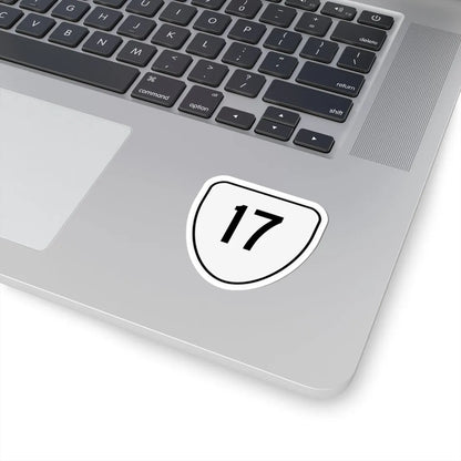Virginia 17 1956 (Virginia) (Road Sign) STICKER Vinyl Kiss-Cut Decal - The Sticker Space