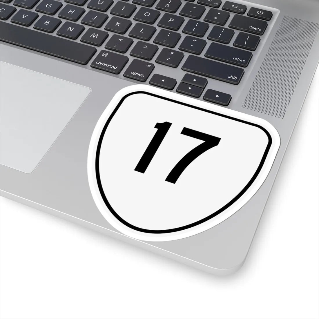 Virginia 17 1956 (Virginia) (Road Sign) STICKER Vinyl Kiss-Cut Decal - The Sticker Space