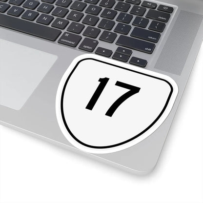 Virginia 17 1956 (Virginia) (Road Sign) STICKER Vinyl Kiss-Cut Decal - The Sticker Space