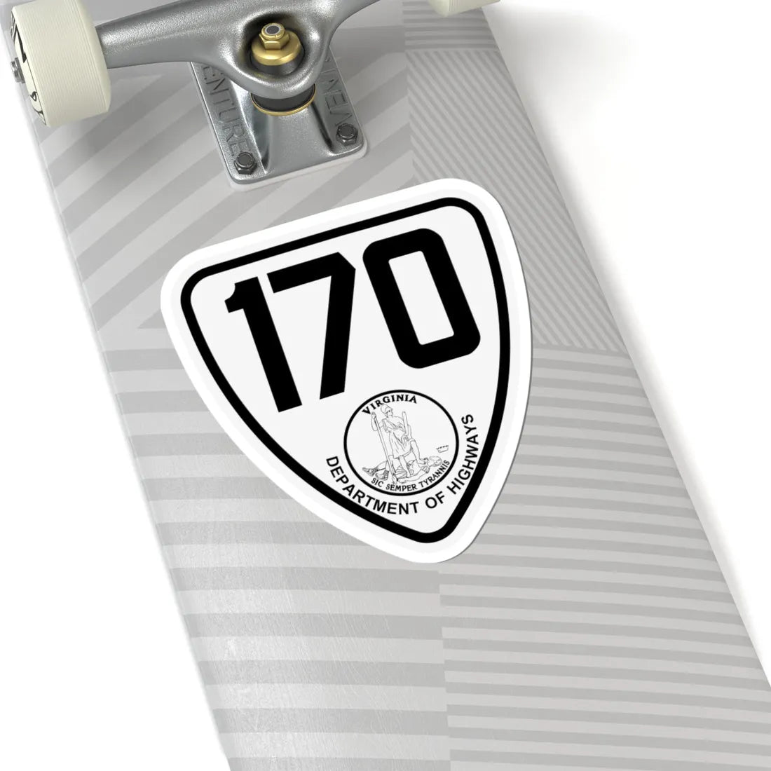 Virginia 170 1924 (Virginia) (Road Sign) STICKER Vinyl Kiss-Cut Decal - The Sticker Space