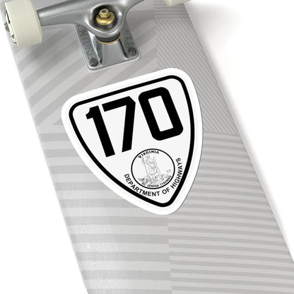 Virginia 170 1924 (Virginia) (Road Sign) STICKER Vinyl Kiss-Cut Decal - The Sticker Space