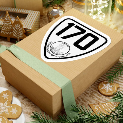 Virginia 170 1924 (Virginia) (Road Sign) STICKER Vinyl Kiss-Cut Decal - The Sticker Space