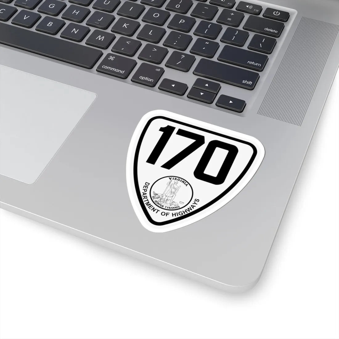 Virginia 170 1924 (Virginia) (Road Sign) STICKER Vinyl Kiss-Cut Decal - The Sticker Space