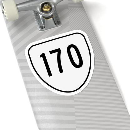 Virginia 170 1956 (Virginia) (Road Sign) STICKER Vinyl Kiss-Cut Decal - The Sticker Space