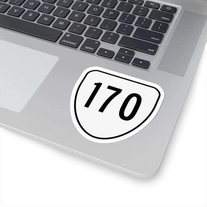 Virginia 170 1956 (Virginia) (Road Sign) STICKER Vinyl Kiss-Cut Decal - The Sticker Space