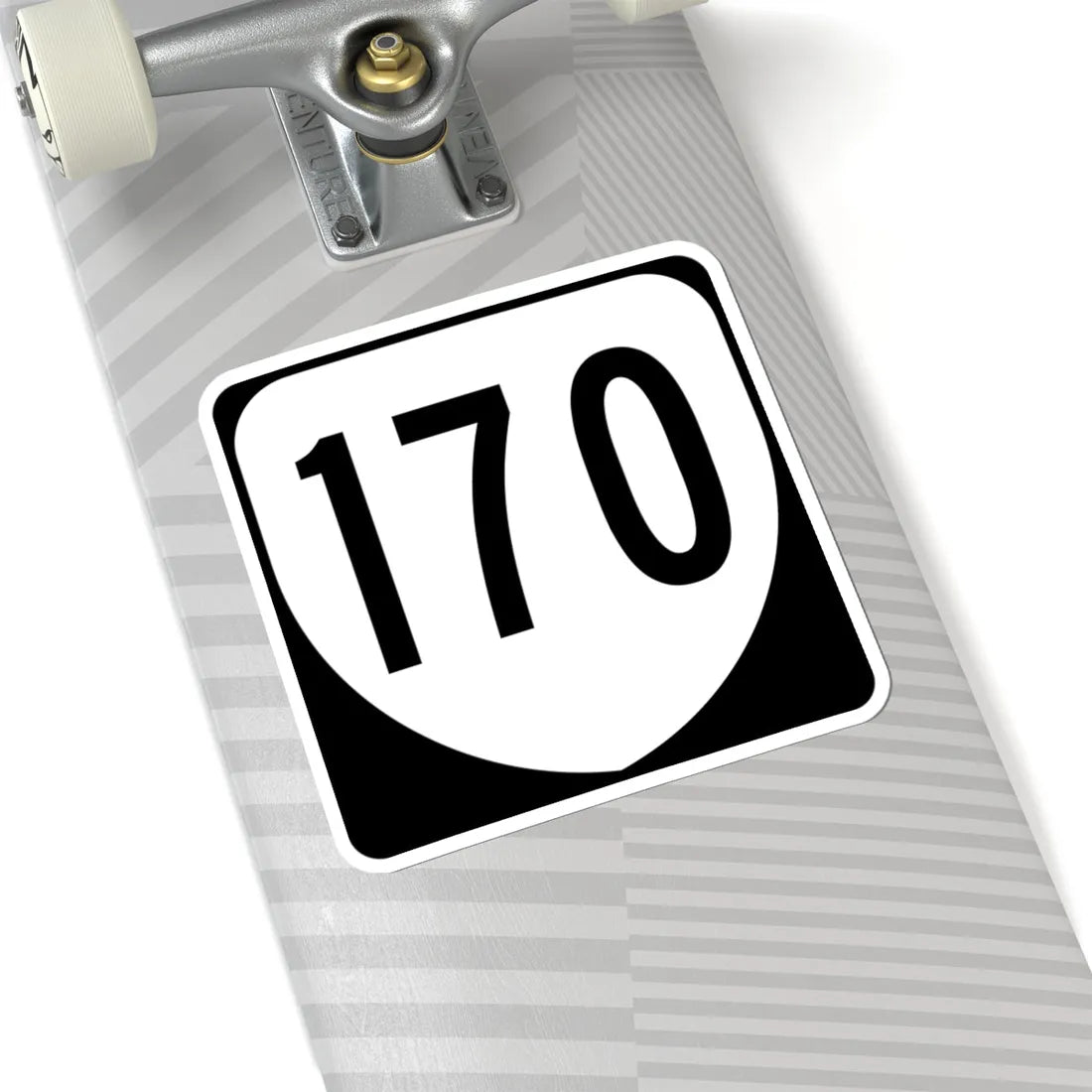 Virginia 170 1980 (Virginia) (Road Sign) STICKER Vinyl Kiss-Cut Decal - The Sticker Space